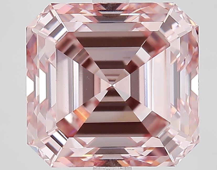 Loose Diamond - ASSCHER 5.16ct Fancy Intense Pink VVS2 (1 of 1)