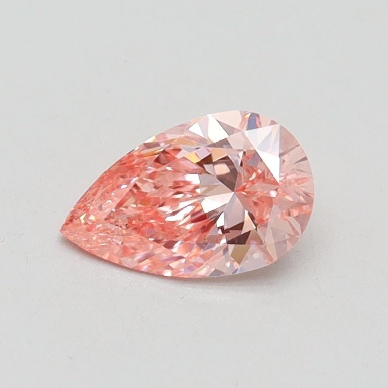 Loose Diamond - PEAR 0.5ct Fancy Intense Pink SI1: Loose Diamond - PEAR 0.5ct Fancy Intense Pink SI1 Source: This is a real non-mined Diamond that has been grown in a lab Shape: PEAR Carats: 0.5 Color: Fancy Intense Pink Certification: IGI Video: