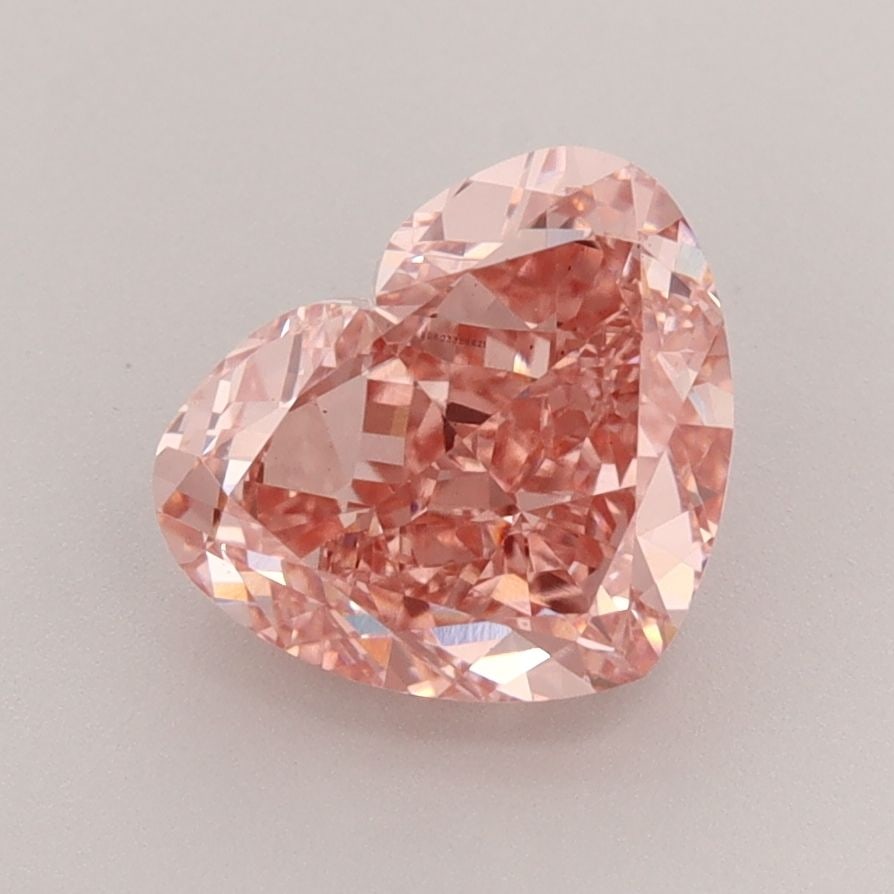 Loose Diamond - HEART 2.5ct Fancy Vivid Pink VS1: Loose Diamond - HEART 2.5ct Fancy Vivid Pink VS1 Source: This is a real non-mined Diamond that has been grown in a lab Shape: HEART Carats: 2.5 Color: Fancy Vivid Pink Certification: IGI Video: