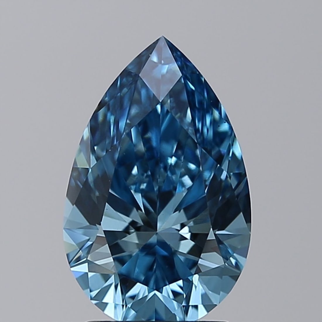 Loose Diamond - PEAR 2.02ct Fancy Vivid Blue VS1 (1 of 1)