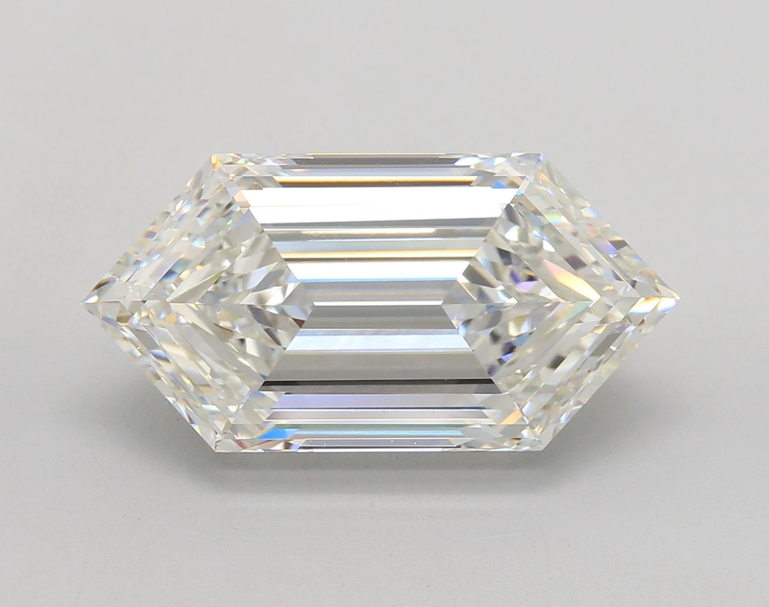 Loose Diamond - HEXAGONAL 10.01ct H VVS2: Loose Diamond - HEXAGONAL 10.01ct H VVS2 Source: This is a real non-mined Diamond that has been grown in a lab Shape: HEXAGONAL Carats: 10.01 Color: H Clarity: VVS2 Certification: IGI Video:
