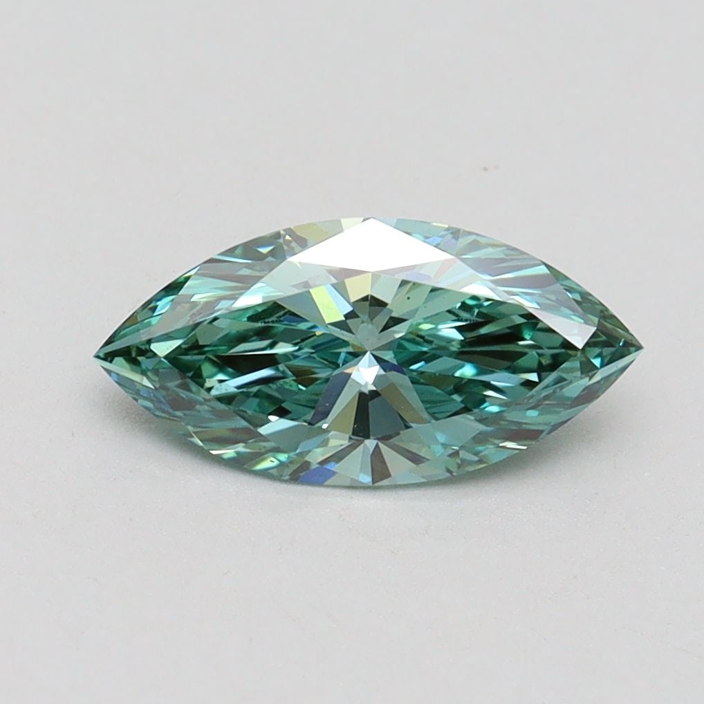 Loose Diamond - MARQUISE 1.03ct Fancy Vivid Green VS1: Loose Diamond - MARQUISE 1.03ct Fancy Vivid Green VS1 Source: This is a real non-mined Diamond that has been grown in a lab Shape: MARQUISE Carats: 1.03 Color: Fancy Vivid Green Certification: IGI Vid