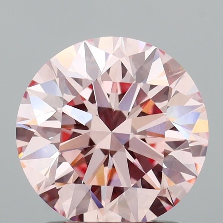 Ideal Loose Diamond - ROUND 1.59ct Fancy Intense Pink VVS2: Ideal Loose Diamond - ROUND 1.59ct Fancy Intense Pink VVS2 Source: This is a real non-mined Diamond that has been grown in a lab Shape: ROUND Carats: 1.59 Color: Fancy Intense Pink Certification: