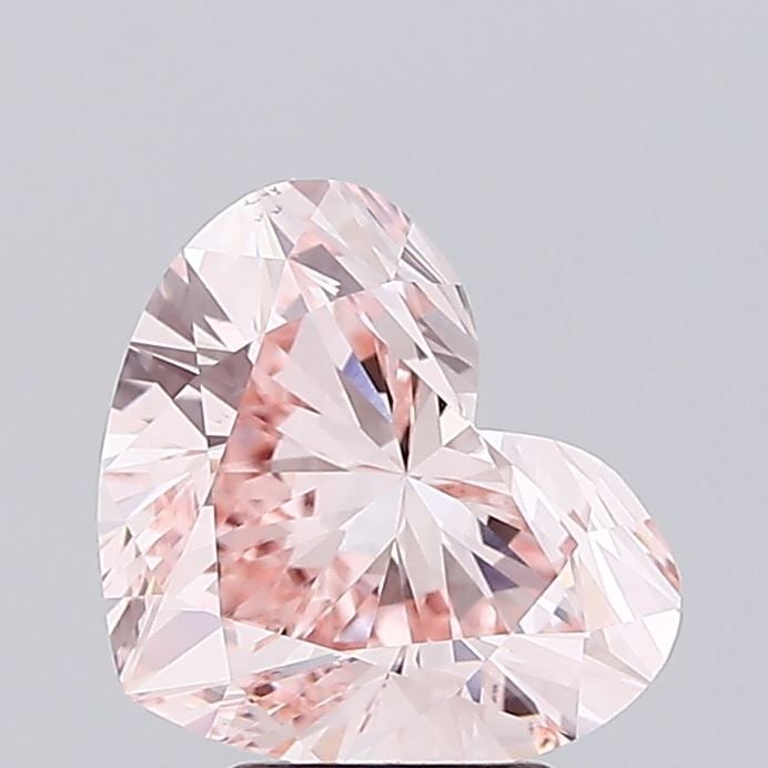 Loose Diamond - HEART 3.53ct Fancy Intense Pink VS1: Loose Diamond - HEART 3.53ct Fancy Intense Pink VS1 Source: This is a real non-mined Diamond that has been grown in a lab Shape: HEART Carats: 3.53 Color: Fancy Intense Pink Certification: IGI Video:
