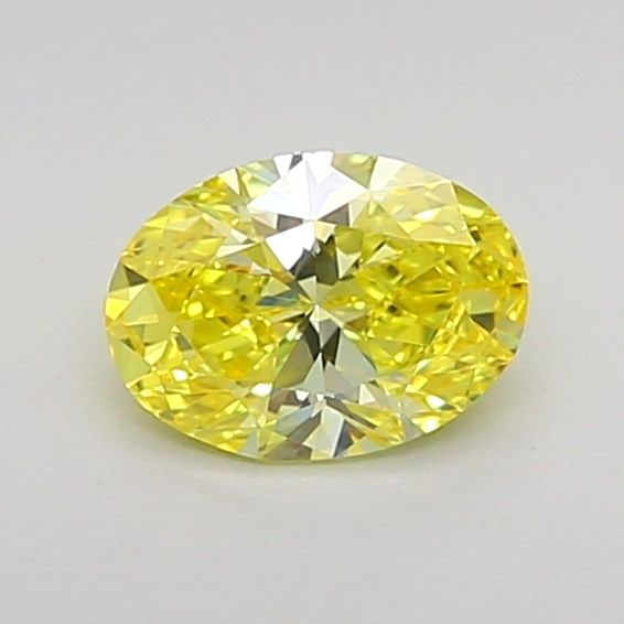 Loose Diamond - OVAL 0.56ct Fancy Vivid Yellow VVS2: Loose Diamond - OVAL 0.56ct Fancy Vivid Yellow VVS2 Source: This is a real non-mined Diamond that has been grown in a lab Shape: OVAL Carats: 0.56 Color: Fancy Vivid Yellow Certification: IGI Video: