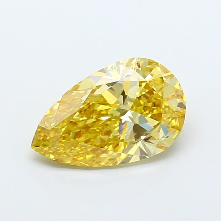 Loose Diamond - PEAR 2.44ct Fancy Intense Yellow VVS2: Loose Diamond - PEAR 2.44ct Fancy Intense Yellow VVS2 Source: This is a real non-mined Diamond that has been grown in a lab Shape: PEAR Carats: 2.44 Color: Fancy Intense Yellow Certification: IGI