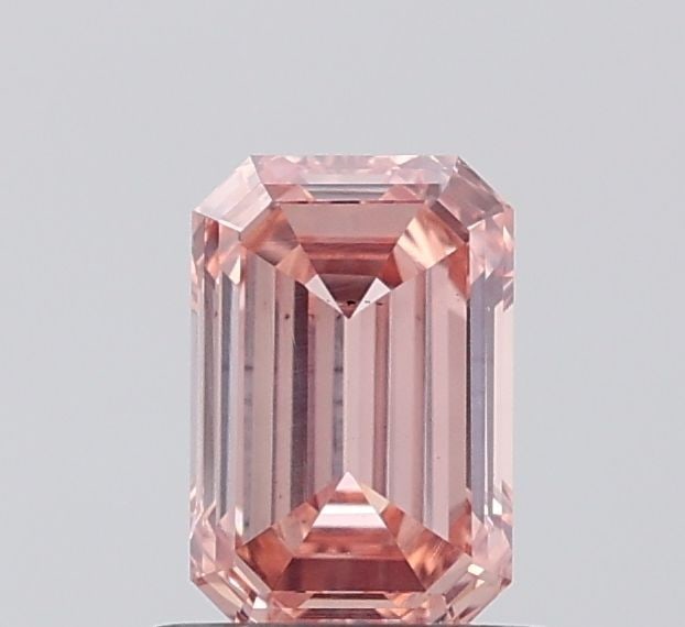Loose Diamond - EMERALD 0.98ct Fancy Light Pink Brown VS2: Loose Diamond - EMERALD 0.98ct Fancy Light Pink Brown VS2 Source: This is a real non-mined Diamond that has been grown in a lab Shape: EMERALD Carats: 0.98 Color: Fancy Light Pink Brown