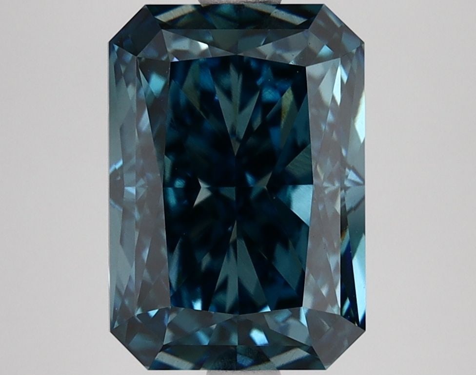Loose Diamond - RADIANT 3.77ct Fancy Deep Blue VVS2 (1 of 1)