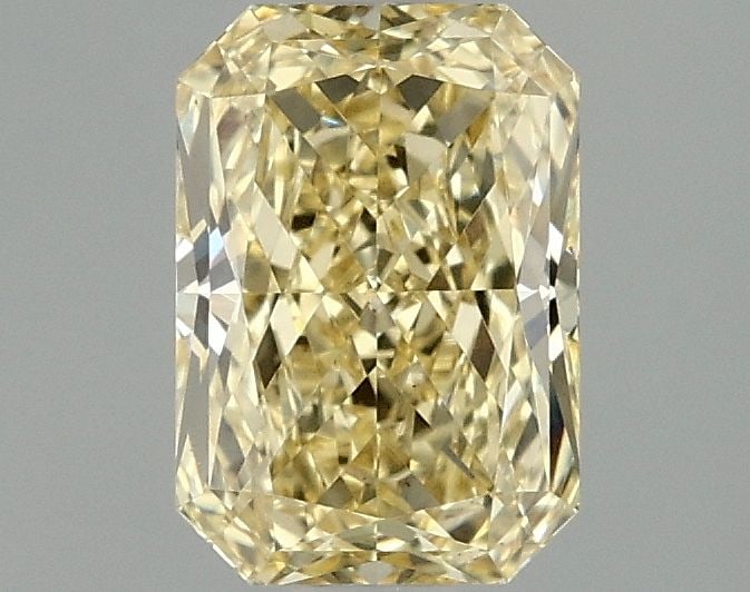 Loose Diamond - RADIANT 1.59ct Fancy Vivid Yellow VS1: Loose Diamond - RADIANT 1.59ct Fancy Vivid Yellow VS1 Source: This is a real non-mined Diamond that has been grown in a lab Shape: RADIANT Carats: 1.59 Color: Fancy Vivid Yellow Certification: IGI
