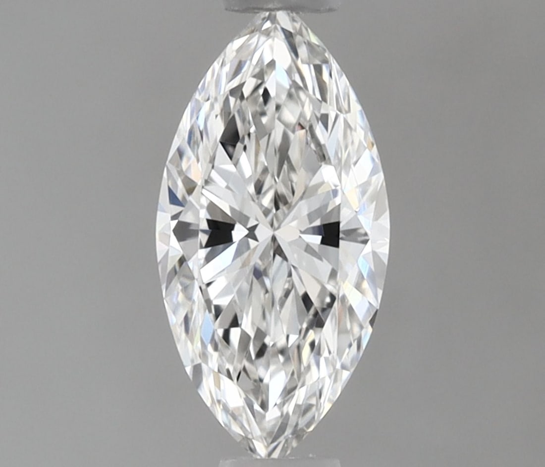 Loose Diamond - MARQUISE 0.43ct F VVS1: Loose Diamond - MARQUISE 0.43ct F VVS1 Source: This is a real non-mined Diamond that has been grown in a lab Shape: MARQUISE Carats: 0.43 Color: F Clarity: VVS1 Certification: NONE Video: