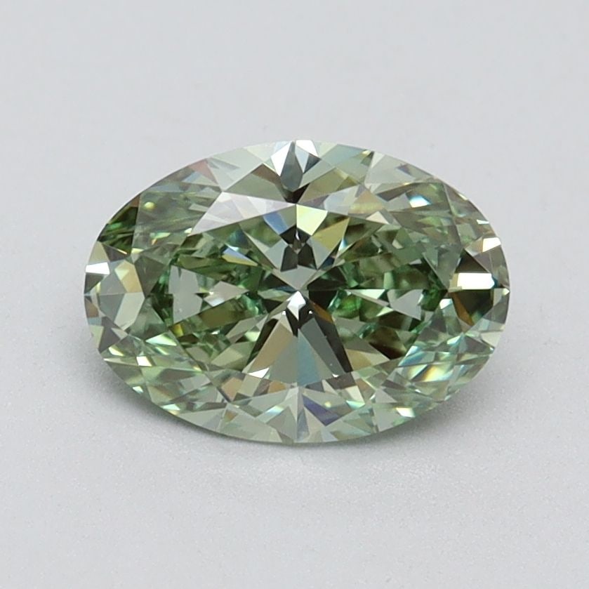 Loose Diamond - OVAL 1.1ct Fancy Intense Green VVS2: Loose Diamond - OVAL 1.1ct Fancy Intense Green VVS2 Source: This is a real non-mined Diamond that has been grown in a lab Shape: OVAL Carats: 1.1 Color: Fancy Intense Green Certification: IGI Video: