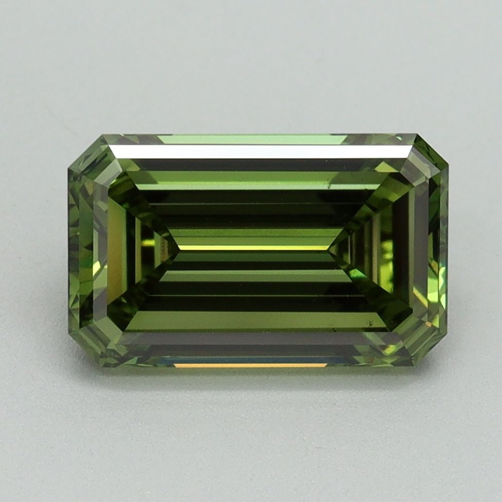 Loose Diamond - EMERALD 2.24ct Fancy Vivid Green VS2 (1 of 1)
