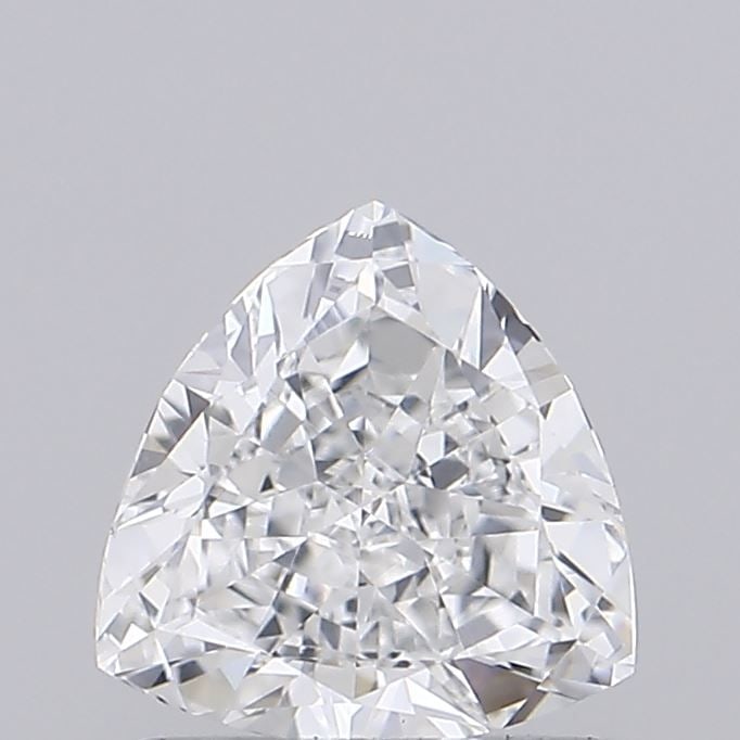Loose Diamond - TRIANGULAR 0.85ct E VVS2: Loose Diamond - TRIANGULAR 0.85ct E VVS2 Source: This is a real non-mined Diamond that has been grown in a lab Shape: TRIANGULAR Carats: 0.85 Color: E Clarity: VVS2 Certification: IGI Video: