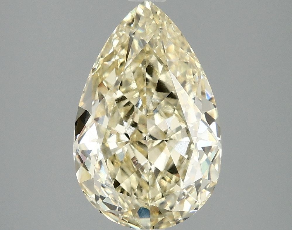 Loose Diamond - PEAR 3.09ct Fancy Intense Yellow VS1: Loose Diamond - PEAR 3.09ct Fancy Intense Yellow VS1 Source: This is a real non-mined Diamond that has been grown in a lab Shape: PEAR Carats: 3.09 Color: Fancy Intense Yellow Certification: IGI