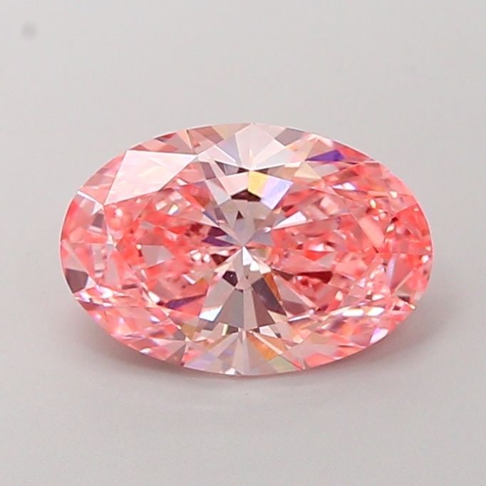 Loose Diamond - OVAL 2.56ct Fancy Vivid Pink VVS2: Loose Diamond - OVAL 2.56ct Fancy Vivid Pink VVS2 Source: This is a real non-mined Diamond that has been grown in a lab Shape: OVAL Carats: 2.56 Color: Fancy Vivid Pink Certification: IGI Video: