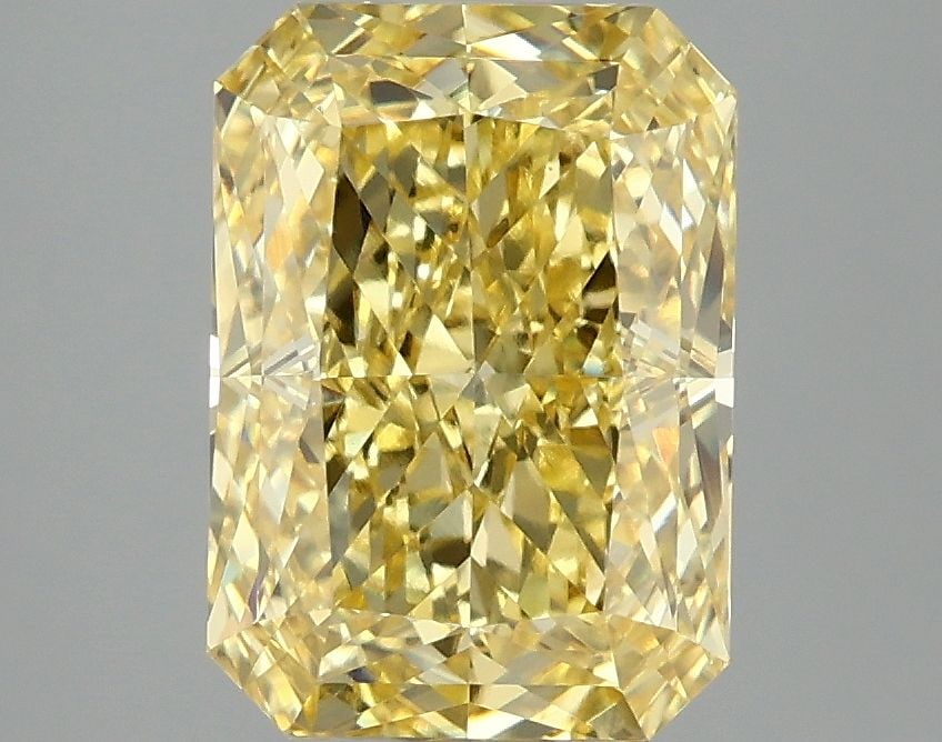 Loose Diamond - RADIANT 3.09ct Fancy Vivid Yellow VVS2: Loose Diamond - RADIANT 3.09ct Fancy Vivid Yellow VVS2 Source: This is a real non-mined Diamond that has been grown in a lab Shape: RADIANT Carats: 3.09 Color: Fancy Vivid Yellow Certification: IGI