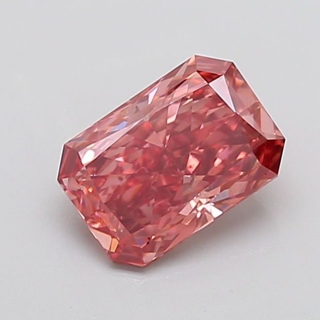 Loose Diamond - RADIANT 1.97ct Fancy Vivid Brownish Pink VS1: Loose Diamond - RADIANT 1.97ct Fancy Vivid Brownish Pink VS1 Source: This is a real non-mined Diamond that has been grown in a lab Shape: RADIANT Carats: 1.97 Color: Fancy Vivid Brownish Pink