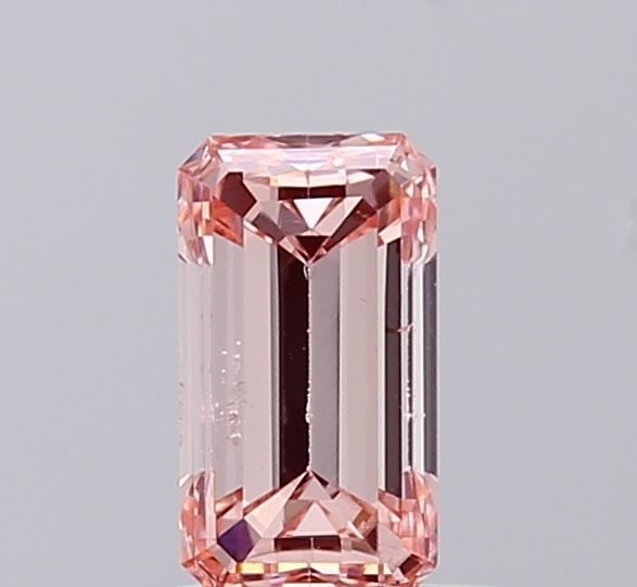 Loose Diamond - EMERALD 1.0ct Fancy Intense Pink SI2: Loose Diamond - EMERALD 1.0ct Fancy Intense Pink SI2 Source: This is a real non-mined Diamond that has been grown in a lab Shape: EMERALD Carats: 1.0 Color: Fancy Intense Pink Certification: IGI The D