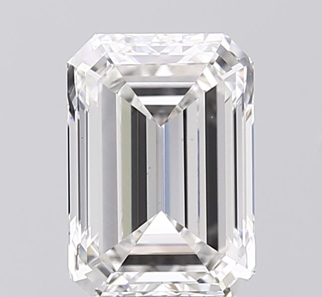 Loose Diamond - EMERALD 2.53ct E VVS2: Loose Diamond - EMERALD 2.53ct E VVS2 Source: This is a real non-mined Diamond that has been grown in a lab Shape: EMERALD Carats: 2.53 Color: E Clarity: VVS2 Certification: IGI Video: Video Link 