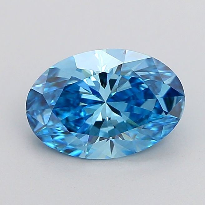 Loose Diamond - OVAL 1.03ct Fancy Vivid Blue VS1: Loose Diamond - OVAL 1.03ct Fancy Vivid Blue VS1 Source: This is a real non-mined Diamond that has been grown in a lab Shape: OVAL Carats: 1.03 Color: Fancy Vivid Blue Certification: IGI Video: