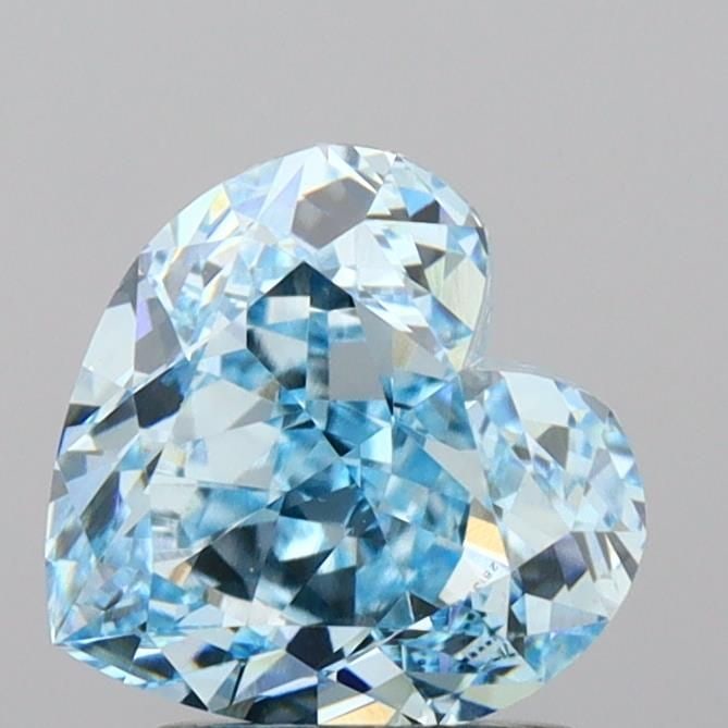 Loose Diamond - HEART 2.52ct Fancy Intense Blue VS1: Loose Diamond - HEART 2.52ct Fancy Intense Blue VS1 Source: This is a real non-mined Diamond that has been grown in a lab Shape: HEART Carats: 2.52 Color: Fancy Intense Blue Certification: IGI Video: