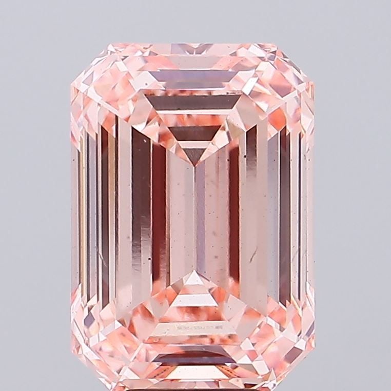 Loose Diamond - EMERALD 8.74ct Fancy Intense Pink VS2: Loose Diamond - EMERALD 8.74ct Fancy Intense Pink VS2 Source: This is a real non-mined Diamond that has been grown in a lab Shape: EMERALD Carats: 8.74 Color: Fancy Intense Pink Certification: IGI