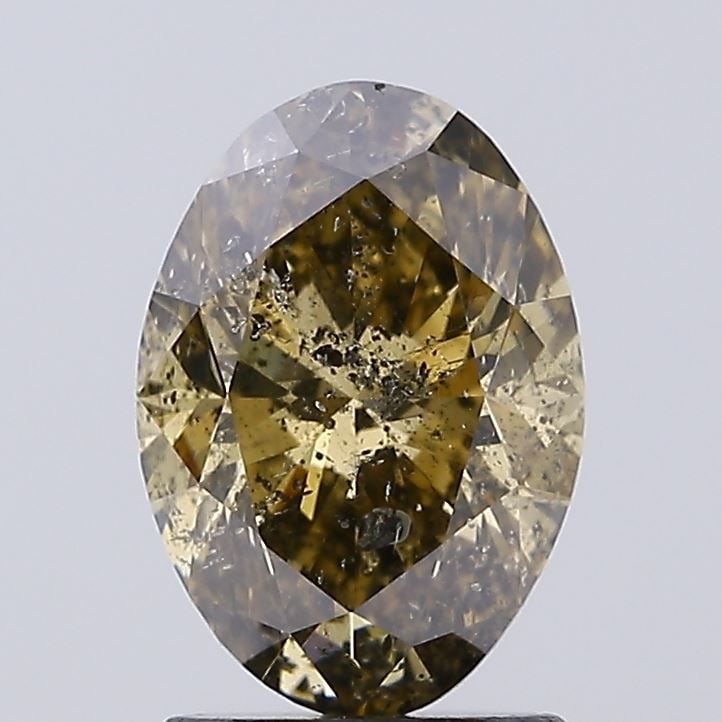 Loose Diamond - OVAL 1.81ct Fancy Brown I2: Loose Diamond - OVAL 1.81ct Fancy Brown I2 Source: Natural Shape: OVAL Carats: 1.81 Color: Fancy Brown Certification: NONE Video: