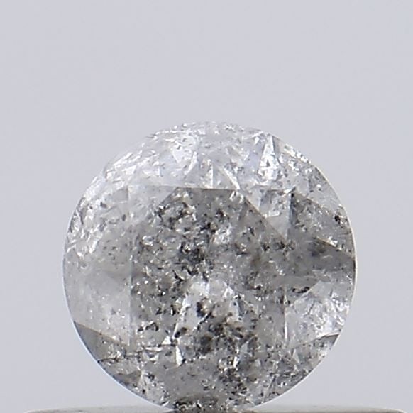 Loose Diamond - ROUND 0.32ct Salt and Pepper I3: Loose Diamond - ROUND 0.32ct Salt and Pepper I3 Source: Natural Shape: ROUND Carats: 0.32 Color: Salt and Pepper Certification: NONE Video: