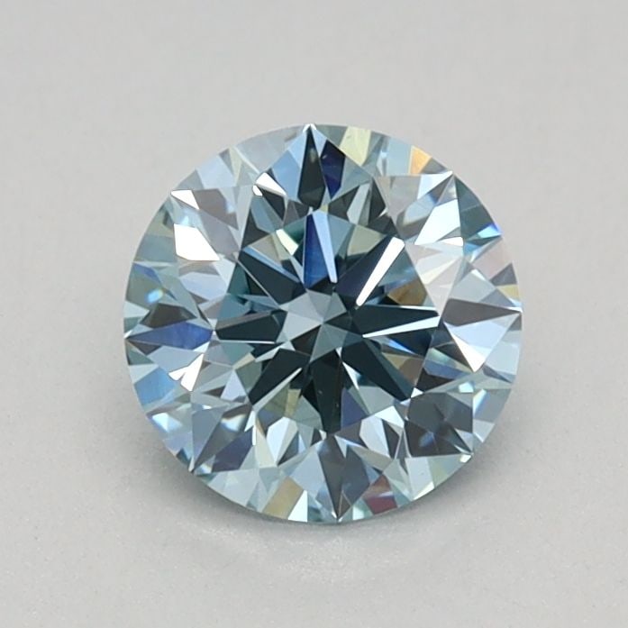 Ideal Loose Diamond - ROUND 0.56ct Fancy Vivid Blue VVS2: Ideal Loose Diamond - ROUND 0.56ct Fancy Vivid Blue VVS2 Source: This is a real non-mined Diamond that has been grown in a lab Shape: ROUND Carats: 0.56 Color: Fancy Vivid Blue Certification: IGI