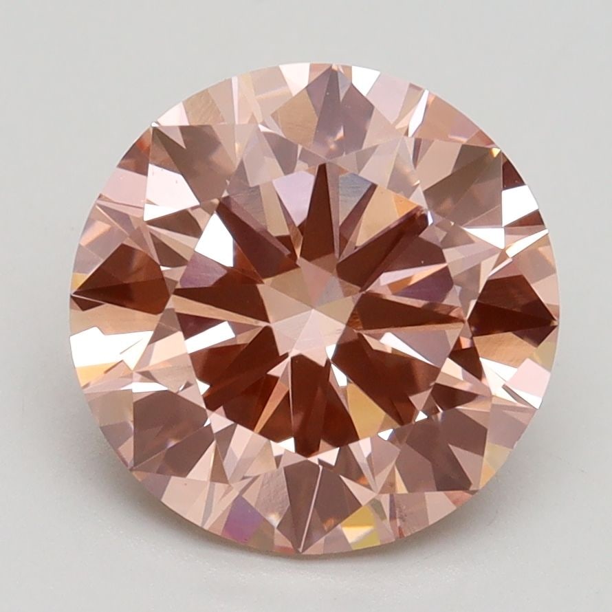 Loose Diamond - ROUND 3.14ct Fancy Intense Pink VS1: Loose Diamond - ROUND 3.14ct Fancy Intense Pink VS1 Source: This is a real non-mined Diamond that has been grown in a lab Shape: ROUND Carats: 3.14 Color: Fancy Intense Pink Certification: IGI