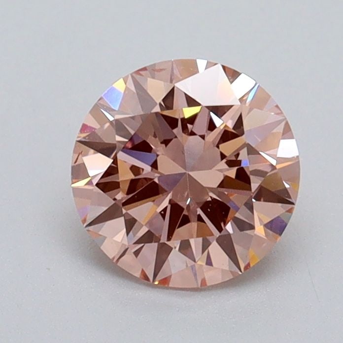 Loose Diamond - ROUND 0.9ct Fancy Intense Pink VS2: Loose Diamond - ROUND 0.9ct Fancy Intense Pink VS2 Source: This is a real non-mined Diamond that has been grown in a lab Shape: ROUND Carats: 0.9 Color: Fancy Intense Pink Certification: IGI Video: