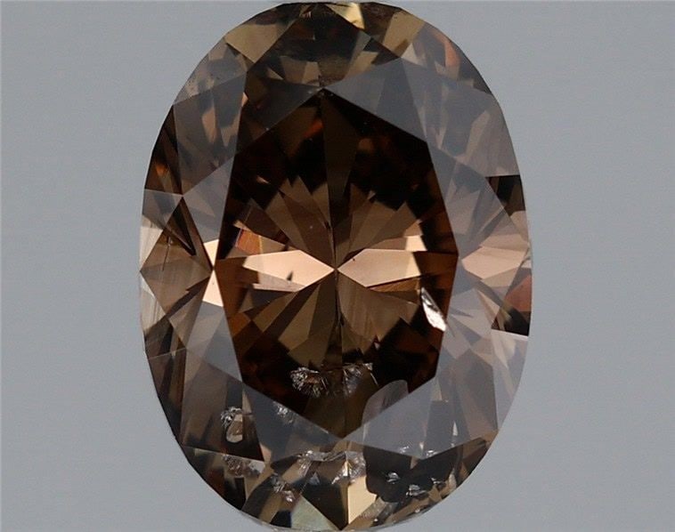 Loose Diamond - OVAL 1.94ct Fancy Dark Brown: Loose Diamond - OVAL 1.94ct Fancy Dark Brown Source: Natural Shape: OVAL Carats: 1.94 Color: Fancy Dark Brown Certification: GIA Video: