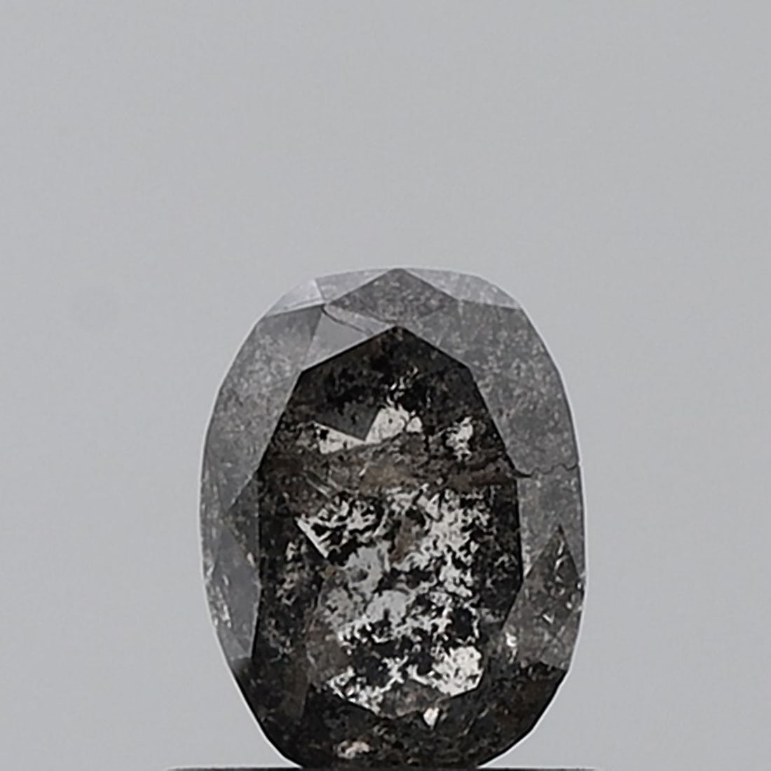 Loose Diamond - OVAL 1.04ct Salt and Pepper VVS2: Loose Diamond - OVAL 1.04ct Salt and Pepper VVS2 Source: Natural Shape: OVAL Carats: 1.04 Color: Salt and Pepper Certification: NONE Video:
