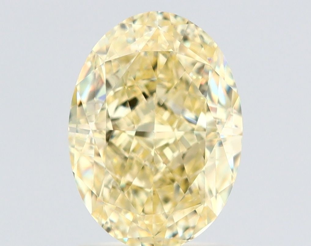 Loose Diamond - OVAL 2.03ct Fancy Light Yellow VS1: Loose Diamond - OVAL 2.03ct Fancy Light Yellow VS1 Source: Natural Shape: OVAL Carats: 2.03 Color: Fancy Light Yellow Certification: GIA Video: