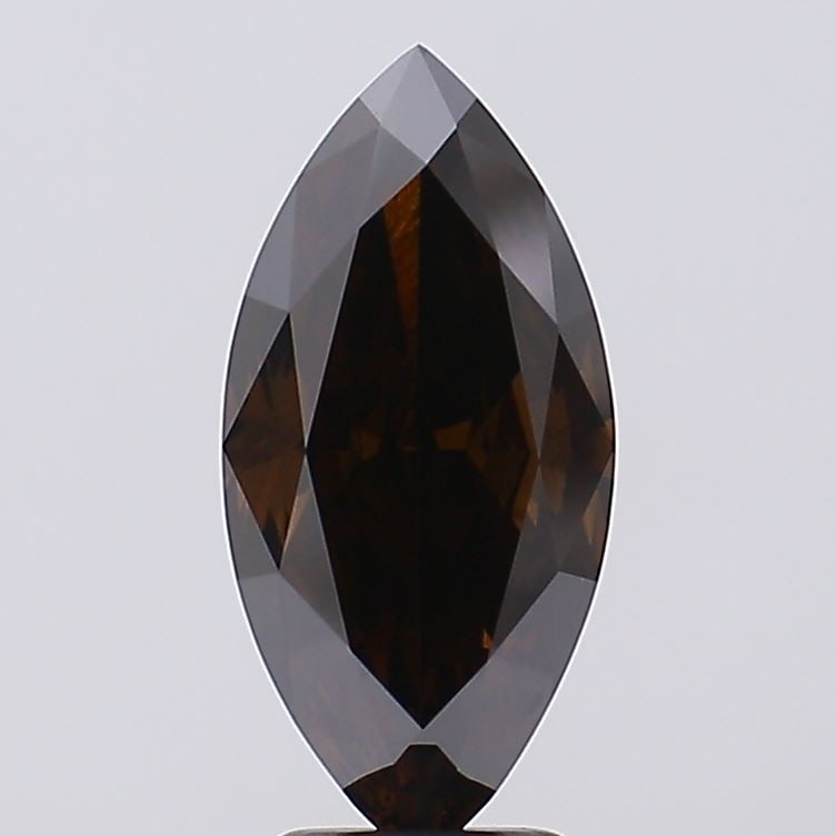 Loose Diamond - MARQUISE 3.59ct Fancy Deep Brown VS1: Loose Diamond - MARQUISE 3.59ct Fancy Deep Brown VS1 Source: This is a real non-mined Diamond that has been grown in a lab Shape: MARQUISE Carats: 3.59 Color: Fancy Deep Brown Certification: IGI Video