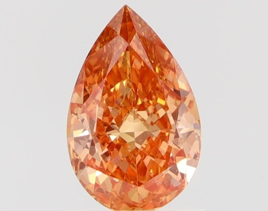 Loose Diamond - PEAR 1.08ct Fancy Orange VS1: Loose Diamond - PEAR 1.08ct Fancy Orange VS1 Source: This is a real non-mined Diamond that has been grown in a lab Shape: PEAR Carats: 1.08 Color: Fancy Orange Certification: NONE Video: