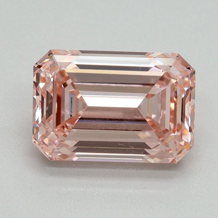 Loose Diamond - EMERALD 2.1ct Fancy Vivid Pink VS1 (1 of 1)