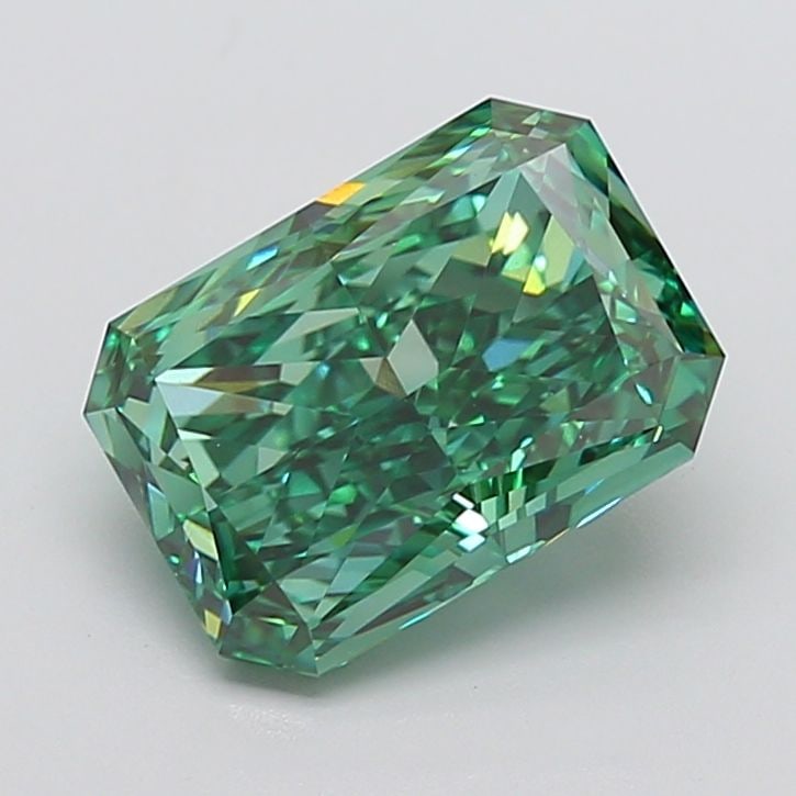 Loose Diamond - RADIANT 5.14ct Fancy Vivid Green VVS2 (1 of 1)