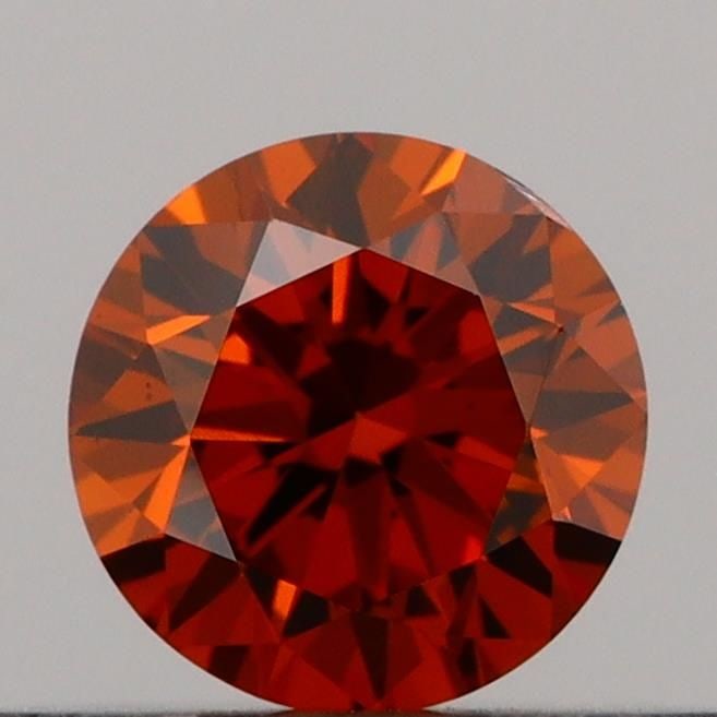 Loose Diamond - ROUND 0.3ct Fancy Deep Orange VS2: Loose Diamond - ROUND 0.3ct Fancy Deep Orange VS2 Source: This is a real non-mined Diamond that has been grown in a lab Shape: ROUND Carats: 0.3 Color: Fancy Deep Orange Certification: IGI Video: