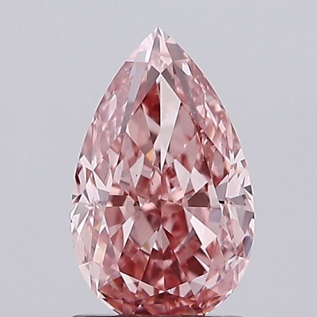 Loose Diamond - PEAR 1.42ct Fancy Vivid Pink VS1: Loose Diamond - PEAR 1.42ct Fancy Vivid Pink VS1 Source: This is a real non-mined Diamond that has been grown in a lab Shape: PEAR Carats: 1.42 Color: Fancy Vivid Pink Certification: IGI Video: