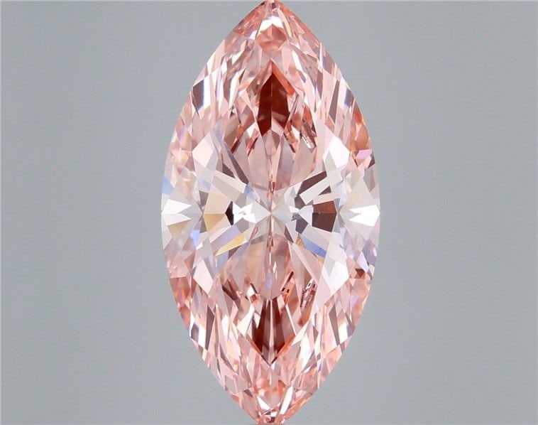 Loose Diamond - MARQUISE 9.09ct Fancy Vivid Pink VS1: Loose Diamond - MARQUISE 9.09ct Fancy Vivid Pink VS1 Source: This is a real non-mined Diamond that has been grown in a lab Shape: MARQUISE Carats: 9.09 Color: Fancy Vivid Pink Certification: IGI Video