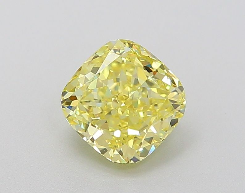 Loose Diamond - CUSHION MODIFIED 1.05ct Fancy Vivid Yellow IF: Loose Diamond - CUSHION MODIFIED 1.05ct Fancy Vivid Yellow IF Source: This is a real non-mined Diamond that has been grown in a lab Shape: CUSHION MODIFIED Carats: 1.05 Color: Fancy Vivid Yellow Certi