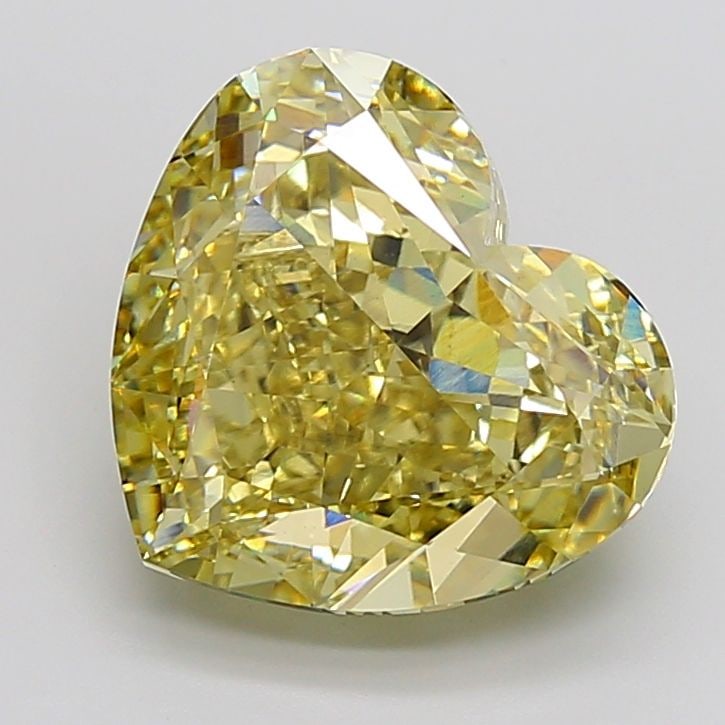 Loose Diamond - HEART 14.24ct Fancy Intense Yellow VS1: Loose Diamond - HEART 14.24ct Fancy Intense Yellow VS1 Source: This is a real non-mined Diamond that has been grown in a lab Shape: HEART Carats: 14.24 Color: Fancy Intense Yellow Certification: IGI V