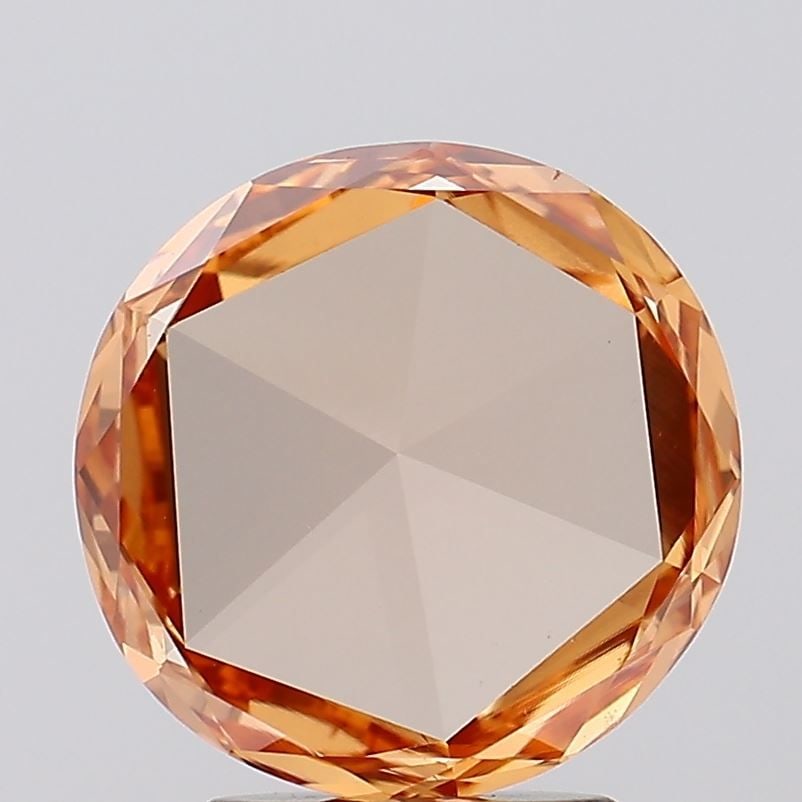 Loose Diamond - ROSE 1.71ct Fancy Vivid Orange VS1: Loose Diamond - ROSE 1.71ct Fancy Vivid Orange VS1 Source: This is a real non-mined Diamond that has been grown in a lab Shape: ROSE Carats: 1.71 Color: Fancy Vivid Orange Certification: NONE Video: