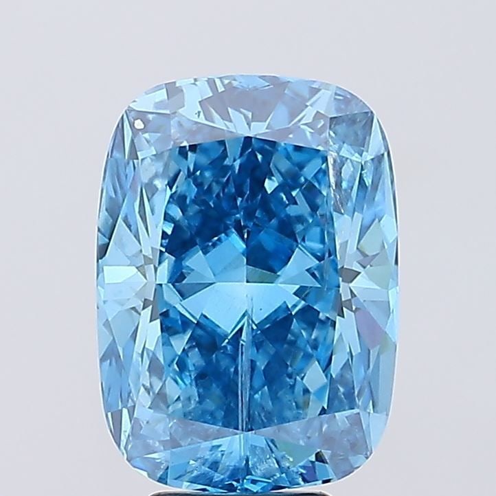 Loose Diamond - CUSHION BRILLIANT 6.61ct Fancy Vivid Blue I1: Loose Diamond - CUSHION BRILLIANT 6.61ct Fancy Vivid Blue I1 Source: This is a real non-mined Diamond that has been grown in a lab Shape: CUSHION BRILLIANT Carats: 6.61 Color: Fancy Vivid Blue Certifi