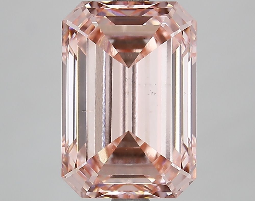 Loose Diamond - EMERALD 4.34ct Fancy Vivid Pink VS2 (1 of 1)