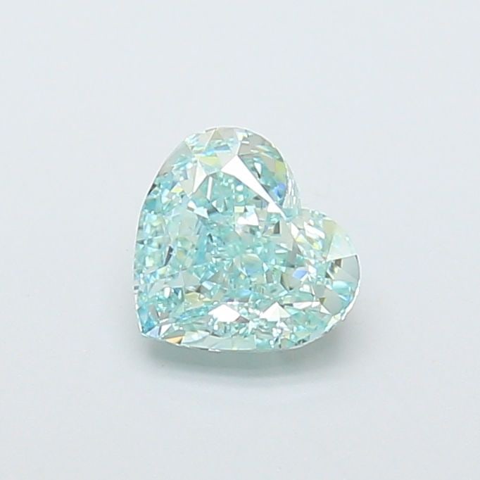 Loose Diamond - HEART 1.26ct Fancy Intense Green VVS1: Loose Diamond - HEART 1.26ct Fancy Intense Green VVS1 Source: This is a real non-mined Diamond that has been grown in a lab Shape: HEART Carats: 1.26 Color: Fancy Intense Green Certification: IGI Vide