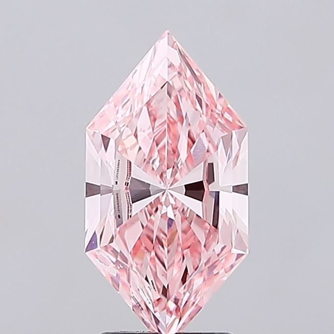Loose Diamond - HEXAGONAL 2.57ct Fancy Vivid Pink VS1 (1 of 1)