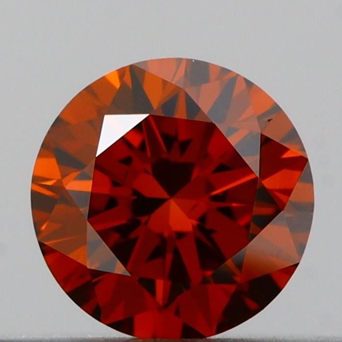 Loose Diamond - ROUND 0.23ct Fancy Deep Orange VS2: Loose Diamond - ROUND 0.23ct Fancy Deep Orange VS2 Source: This is a real non-mined Diamond that has been grown in a lab Shape: ROUND Carats: 0.23 Color: Fancy Deep Orange Certification: IGI Video:
