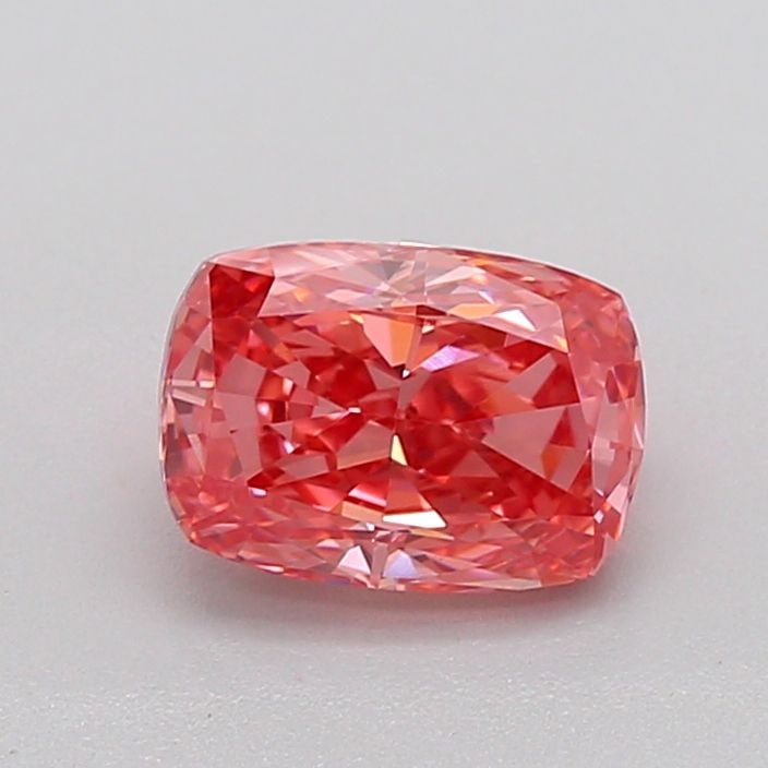 Loose Diamond - CUSHION MODIFIED 1.13ct Fancy Vivid Reddish Pink VS1: Loose Diamond - CUSHION MODIFIED 1.13ct Fancy Vivid Reddish Pink VS1 Source: This is a real non-mined Diamond that has been grown in a lab Shape: CUSHION MODIFIED Carats: 1.13 Color: Fancy Vivid Reddi